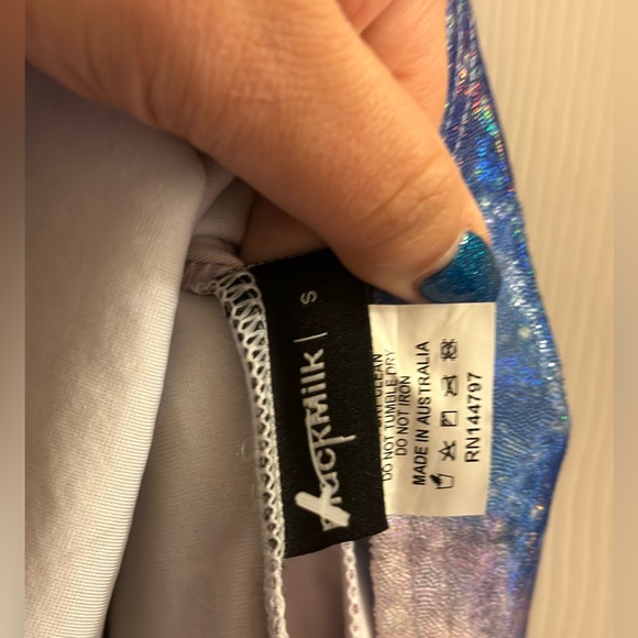 "ORIGINAL" GALAXY ANGEL ICED VELVET PRINCESS SKATER DRESS - Size S - Blackmilk - Picture 6 of 6